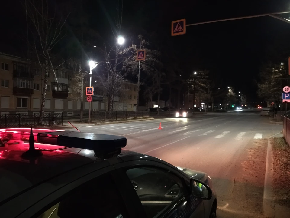 В Асбесте на пешеходном переходе сбили женщину. Фото: Госавтоинспекция Свердловской области