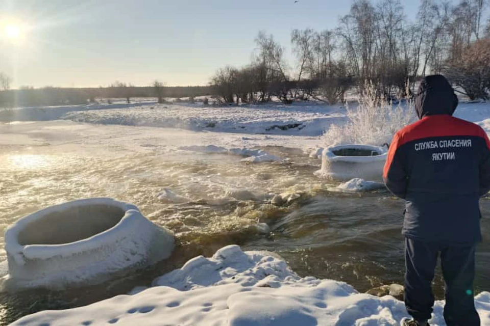 Угрозы подтопления населенного пункта нет. Фото: Служба спасения РС (Я)