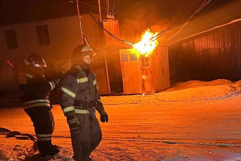 В Киренске восстановили электроснабжение после пожара на подстанции. Фото: пресс-служба энерегетической компании