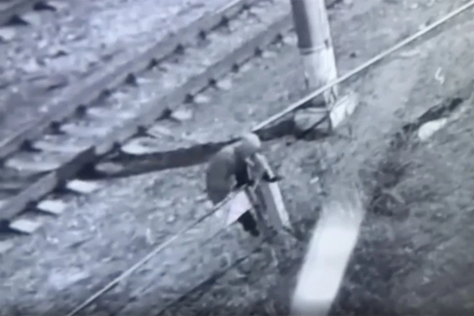 Следуя инструкциям в телефоне, жительница Санкт-Петербурга вскарабкалась по насыпи, поднялась на мост и сбросила вниз еще одну канистру с бензином.