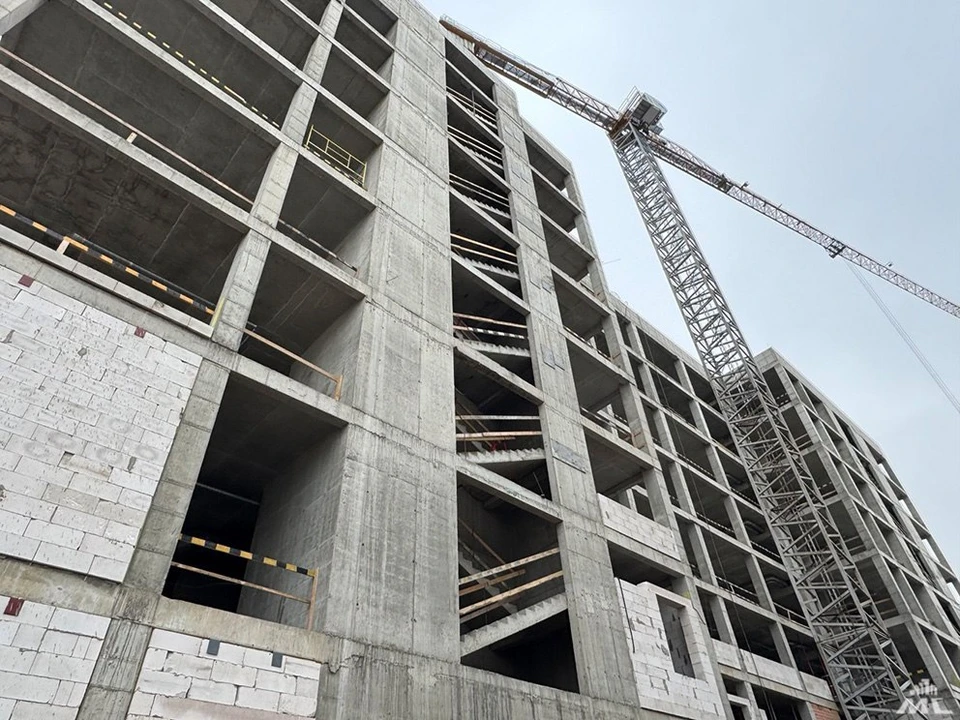 «Минскстрой» раскрыл детали строительства нового онкоцентра в Минске. Фото: телеграм-канал организации «Минскстрой»