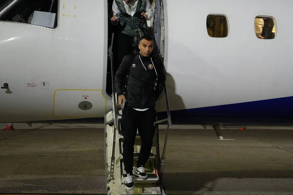 Сборная уже в Дании. Фото: Федерация футбола Беларуси.