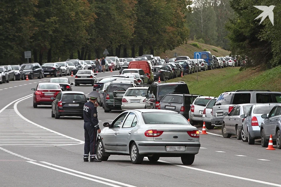 Под Минском появится необычная светящаяся разметка на дороге. Снимок носит иллюстративный характер.