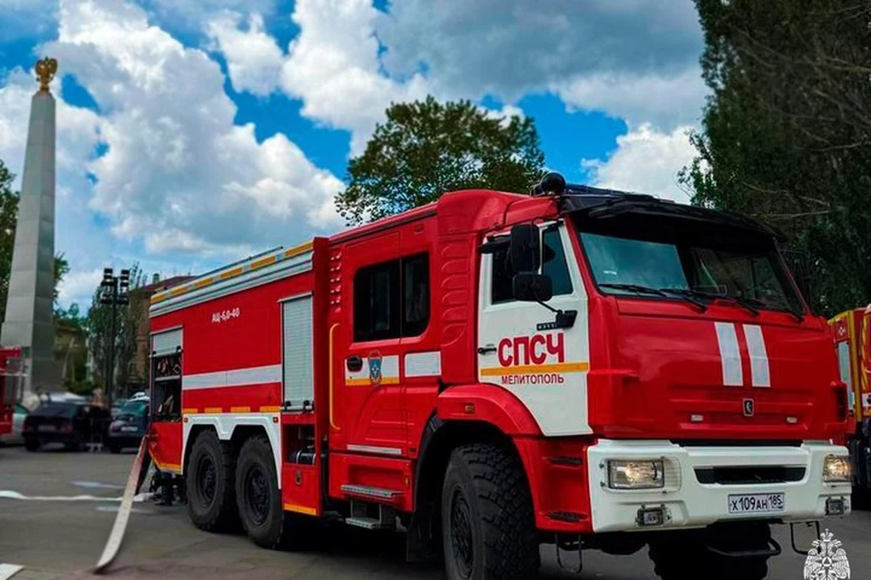 Два пожара потушили в регионе 17 ноября. Фото: ГУ МЧС России по Запорожской области