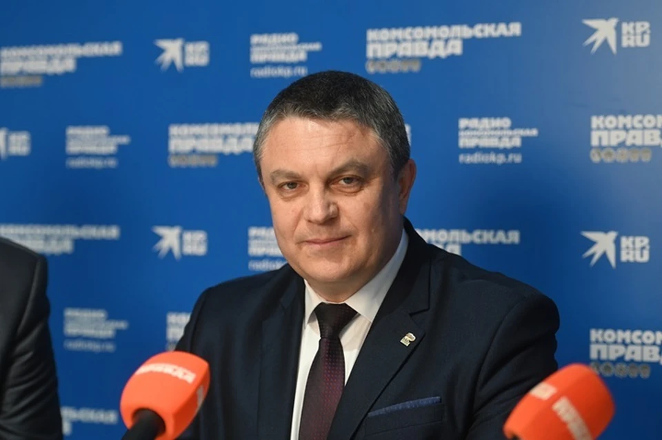Глава ЛНР Леонид Пасечник в редакции "Комсомольской правды"