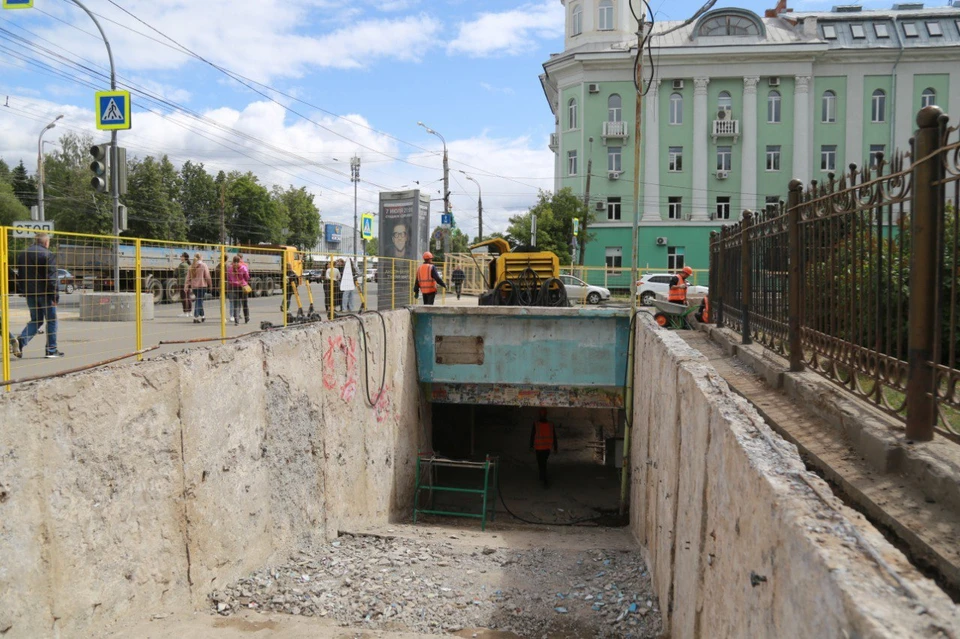 Подземные переходы у УдГУ и на перекрестке улиц М. Горького и Советской отремонтируют к майским праздникам. Фото: администрация Ижевска