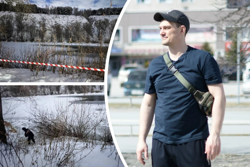 Денис (справа) вытянул второго тонущего ребенка и спас ему жизнь. Фото: Предоставлено Денисом Епонешниковым // ГУ МЧС по НСО // СУ СКР по Новосибирской области