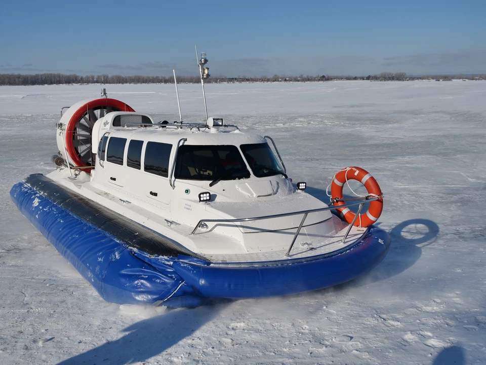 Два зимних маршрута для судов на воздушной подушке откроют в регионе.