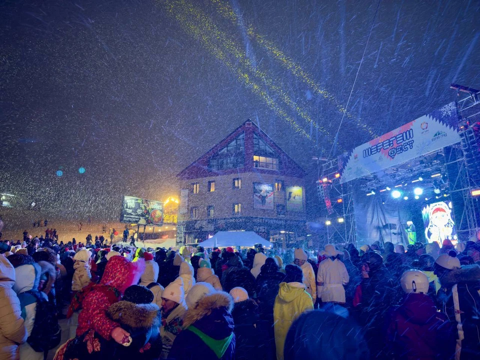 В этом году фестиваль «Шерегешфест» прошел под девизом «Настоящая русская зима здесь!».