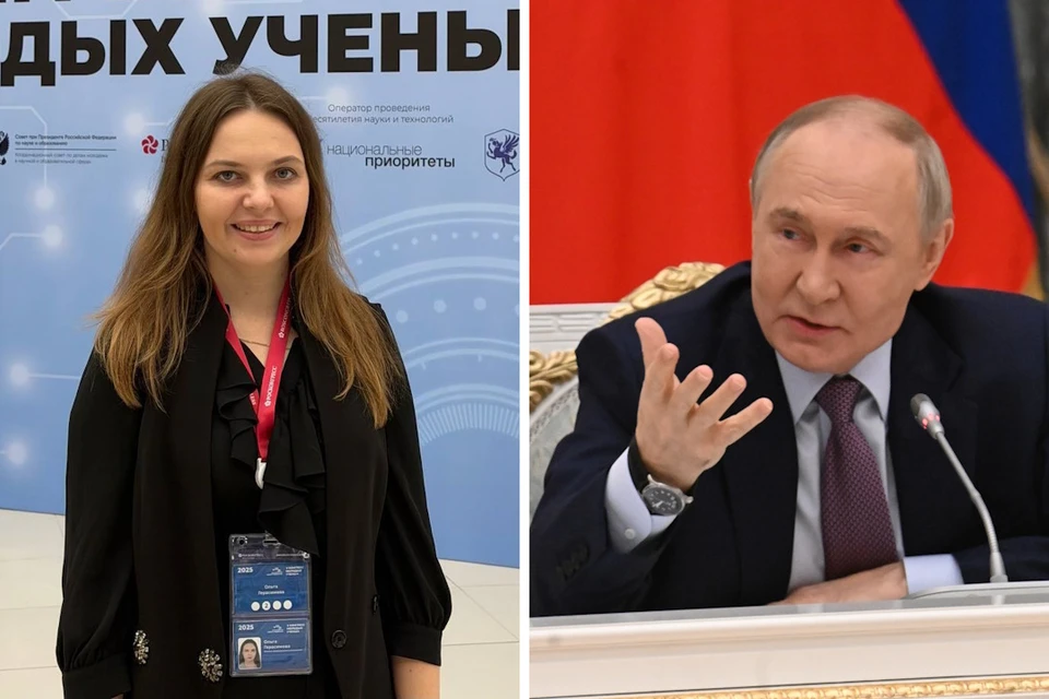 Ростовчанка представила главе государства свою программу благополучия для ученых. Фото: ЮФУ/Владимир Веленгурин