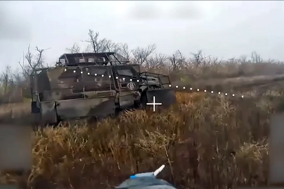 Кадры боевой работы войск беспилотных систем