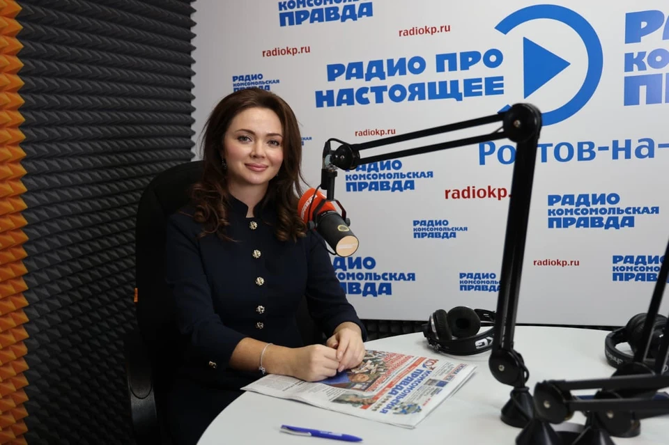 Гостем студии радио "Комсомольская правда - Ростов" стала председатель Ростовской гордумы Лидия Новосельцева. Фото: пресс-служба Ростовской-на-Дону городской думы