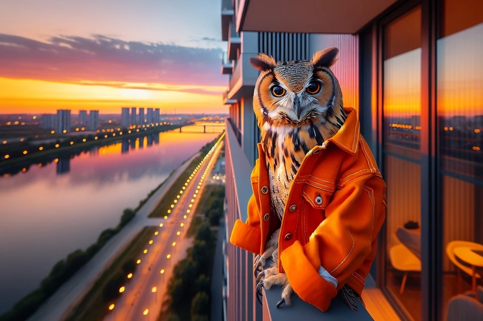 Басня про Сову, которая продала своё дупло Синичке, а полученные деньги перевела Волкам. Фото: Shutterstock AI Generator/Shutterstock/Fotodom.