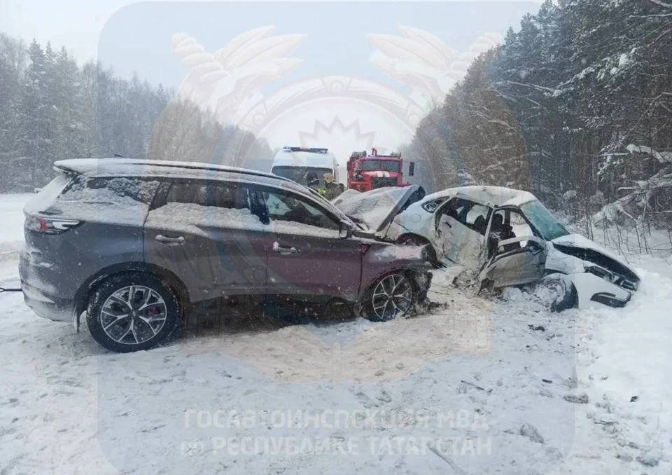 Последствия аварии. Фото: ГАИ РТ