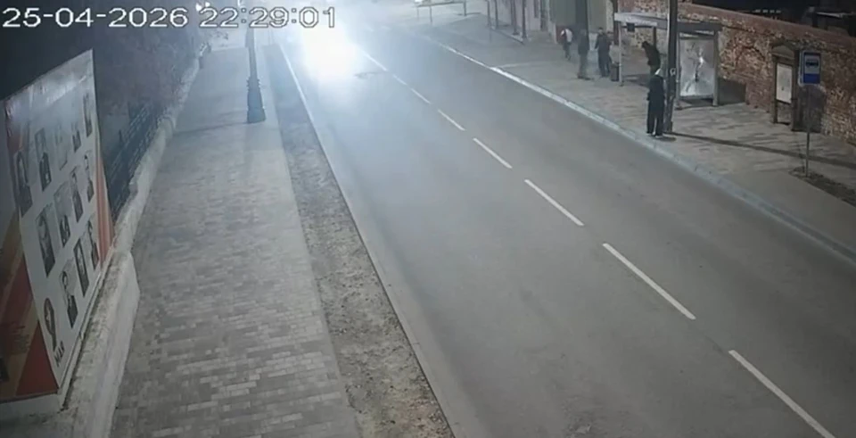 Скриншот видеозаписи, предоставленной главой города Ельца Вячеславом Жабиным.