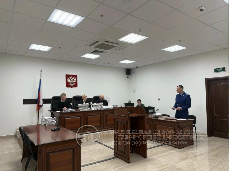 Более 11 млн рублей взыскали с экс-главы «Нижегородского водоканала» за взятку. Фото: объединенная пресс-служба судов общей юрисдикции Нижегородской области