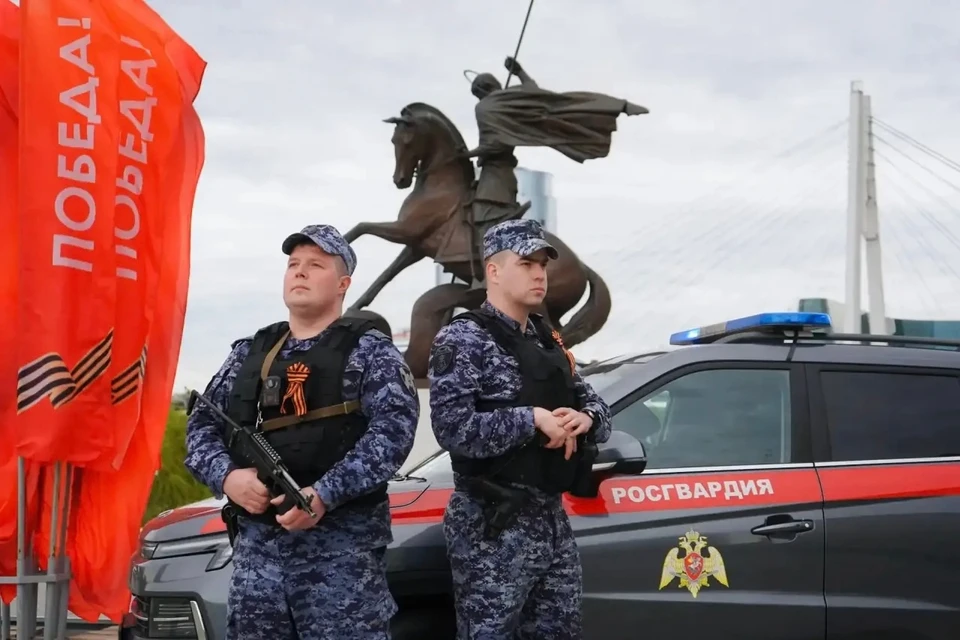 Росгвардейцы обеспечили безопасность при праздновании Дня Победы в Подмосковье. Фото: пресс-служба ГУ Росгвардии