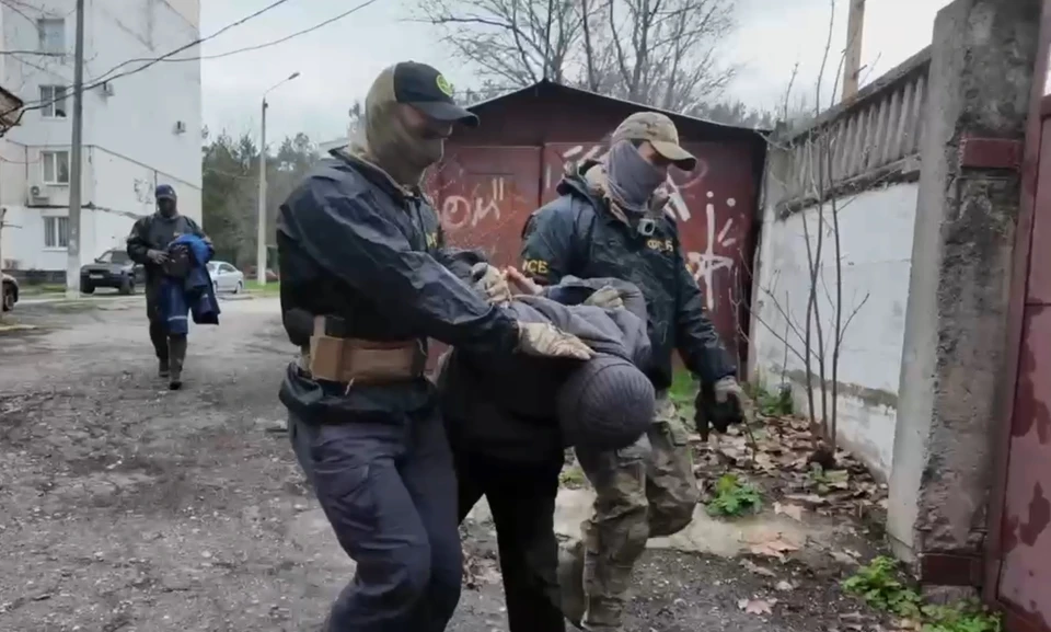 Фото: кадр видео пресс-службы УФСБ по РК и Севастополю