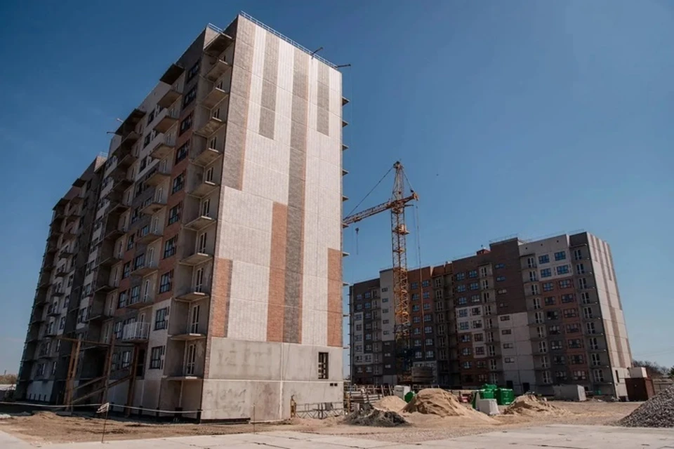 В Геническе и Скадовске возводятся новые МКД. Фото: тг-канал Владимира Сальдо