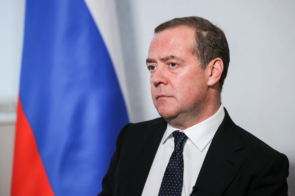 Дмитрий Медведев отреагировал на отказ Европы выслать своих дипломатов из Киева, несмотря на предупреждение России. Фото: Екатерина Штукина/POOL/ТАСС