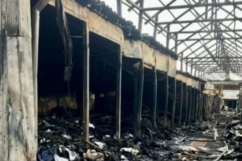 После крупного пожара на рынке «Лира» в Пятигорске нашли десятки нарушений. Фото: прокуратура СК