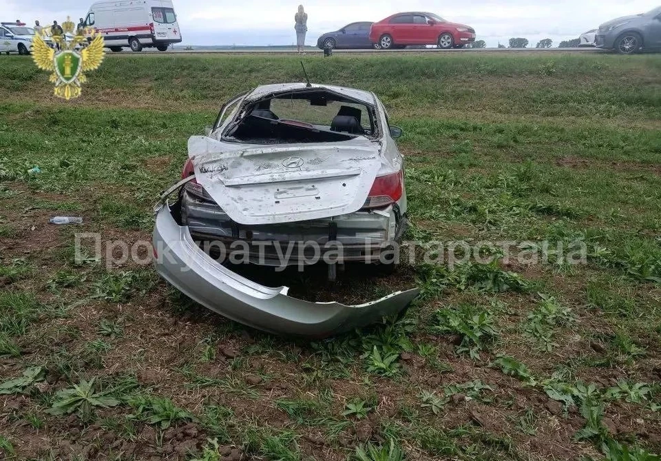 Авария случилась на 6-м километре автодороги «Агрыз – Красный Бор».