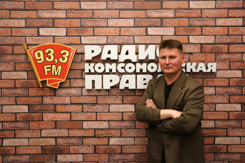 Ректор Университета Льва Толстого Константин Подрезов на радио «Комсомольская правда» в Туле.
