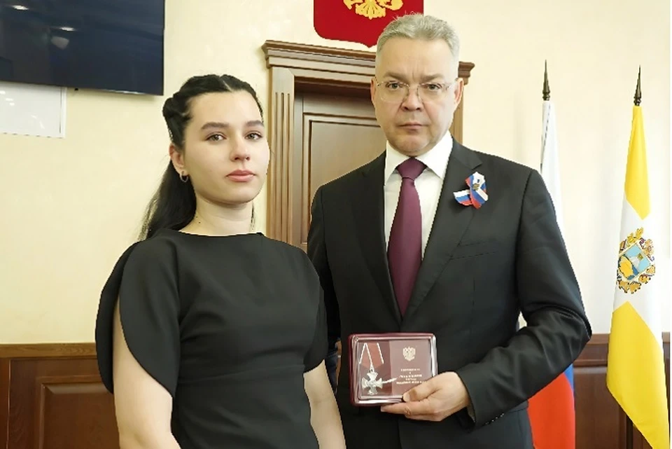 Старший прапорщик Никита Хабибулин погиб в 2025 году при выполнении задач по охране государственной границы. Фото: пресс-службы губернатора СК.