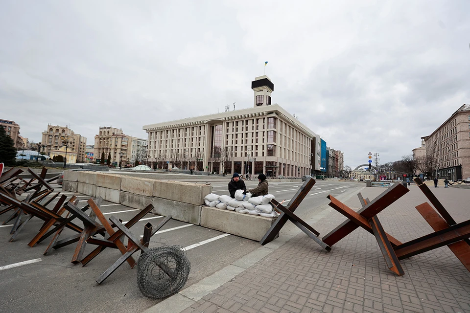 Киевляне устроили протесты против действий ТЦК. На фото: вид Киева.