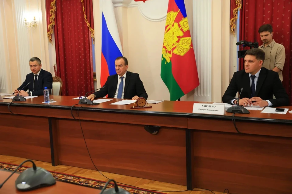 Встреча губернатора с производителем нефтегазового оборудования. Фото: пресс-службы администрации Краснодарского края
