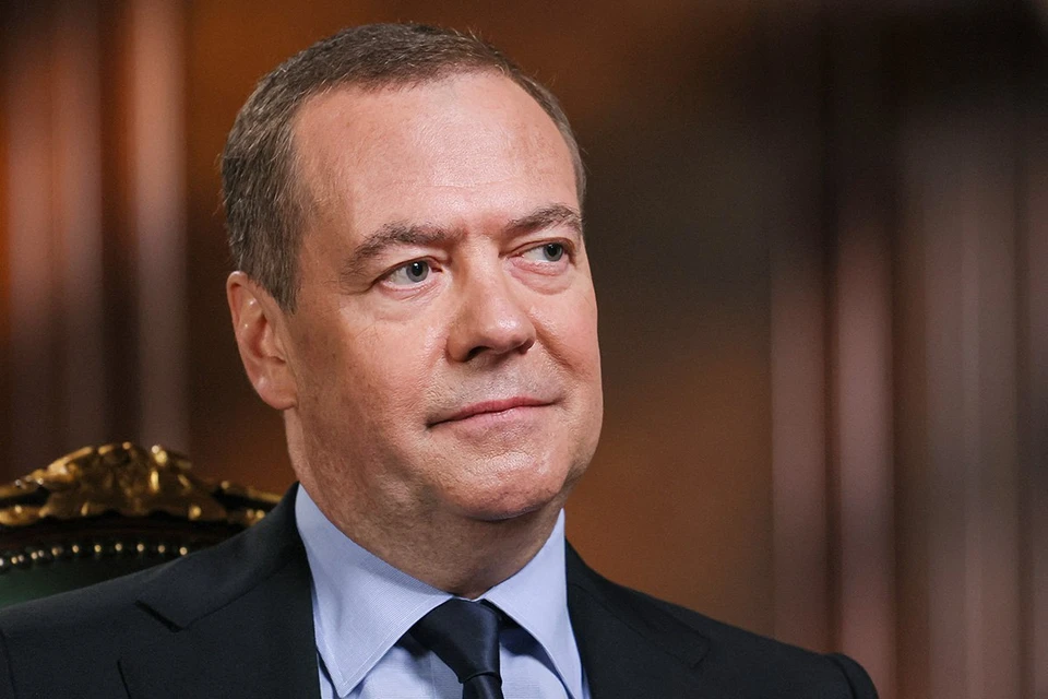 Медведев назвал русский язык богатым для разговора с теми, кто тебя не понимает. Фото: Екатерина Штукина/ТАСС