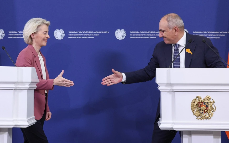 Глава Еврокомиссии Урсула фон дер Ляйен почтила визитом Армению и встретилась с Николом Пашиняном.