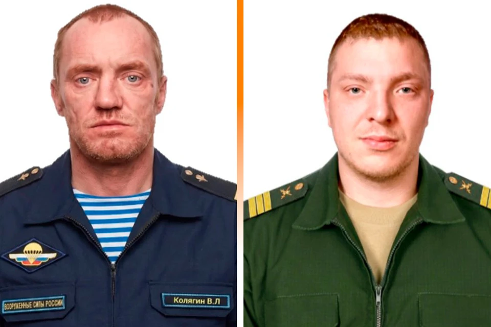 Ефрейтор Владимир Колягин и сержант Алексей Соколов