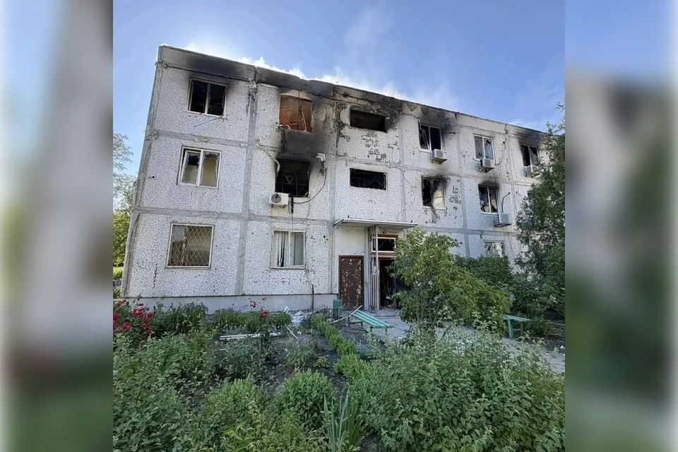 ВСУ обстреливают мирное жилье в Запорожской области. Фото: тг-канал Максима Пухова