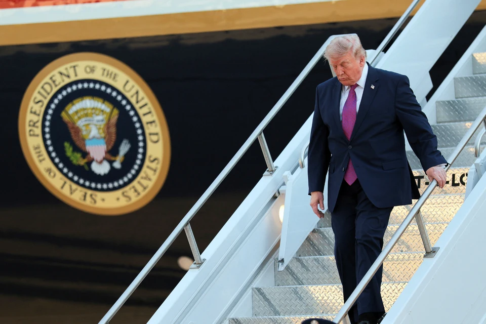 Незадолго до вылета Трамп заявил, что считает себя главной целью Ирана