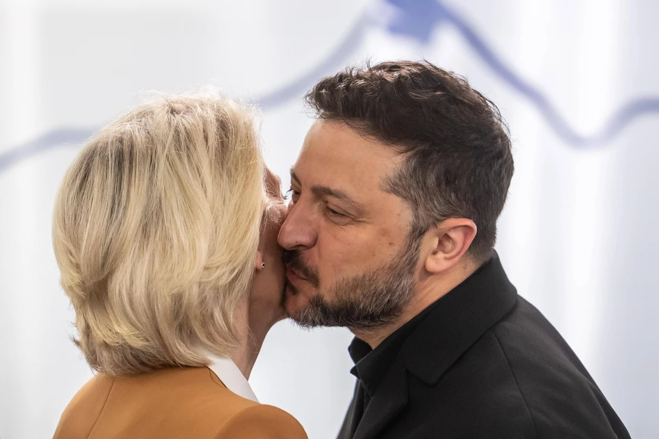 Глава Еврокомиссии Урсула фон дер Ляйен и Владимир Зеленский. Фото: IMAGO/Michael Kappeler, Pool/dts/www.imago-images.de/Global Look Press