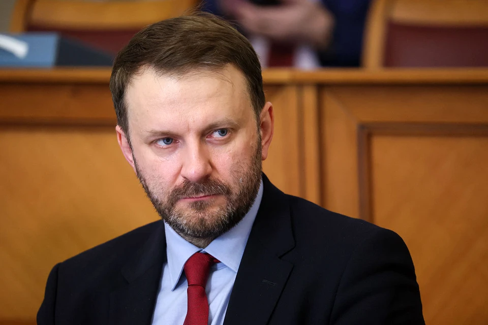 Заместитель главы администрации президента РФ Максим Орешкин выступил на Всемирной конференции по искусственному интеллекту (WAIC). Фото: Alexey Belkin/Business Online/Global Look Press
