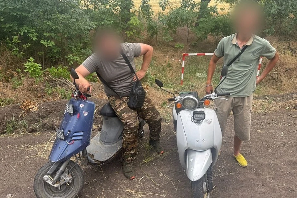 В Мариуполе парень вовлек 17-летнего товарища в кражи мопедов и мотоциклов. Фото: МВД ДНР