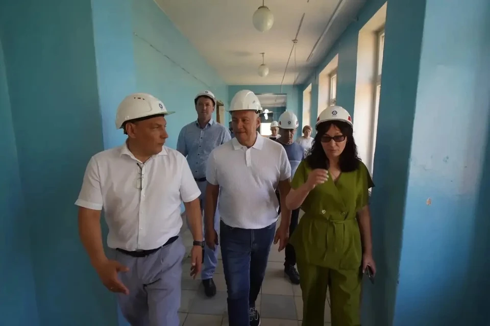 Губернатор оценил ремонт школ и детсадов в Усолье-Сибирском Фото: Газета «Областная»