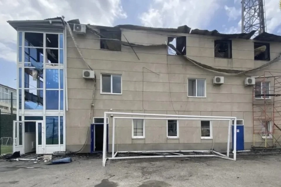 Ночью загорелось здание, где проживали футболисты. Фото: прокуратура Ставропольского края