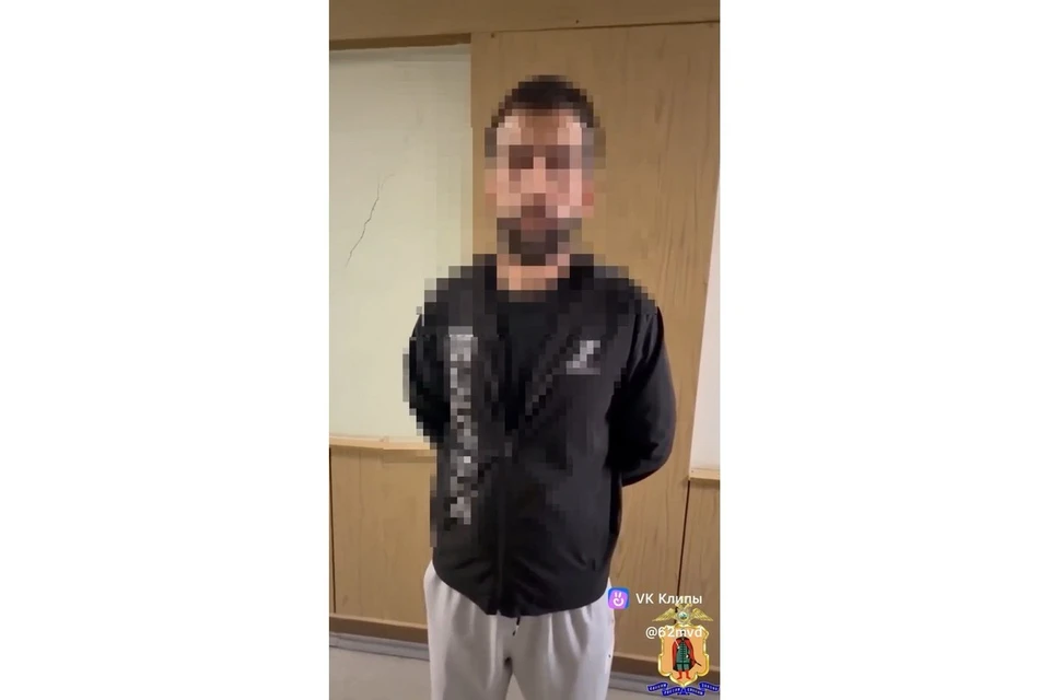 Полиция задержала мужчину, заснявшего взрыв БПЛА из окна квартиры в Рязани.