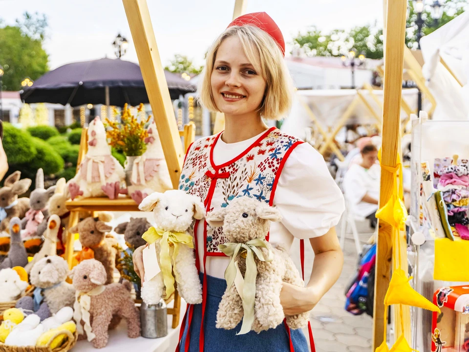 Алина Андреева шьет мягкие игрушки