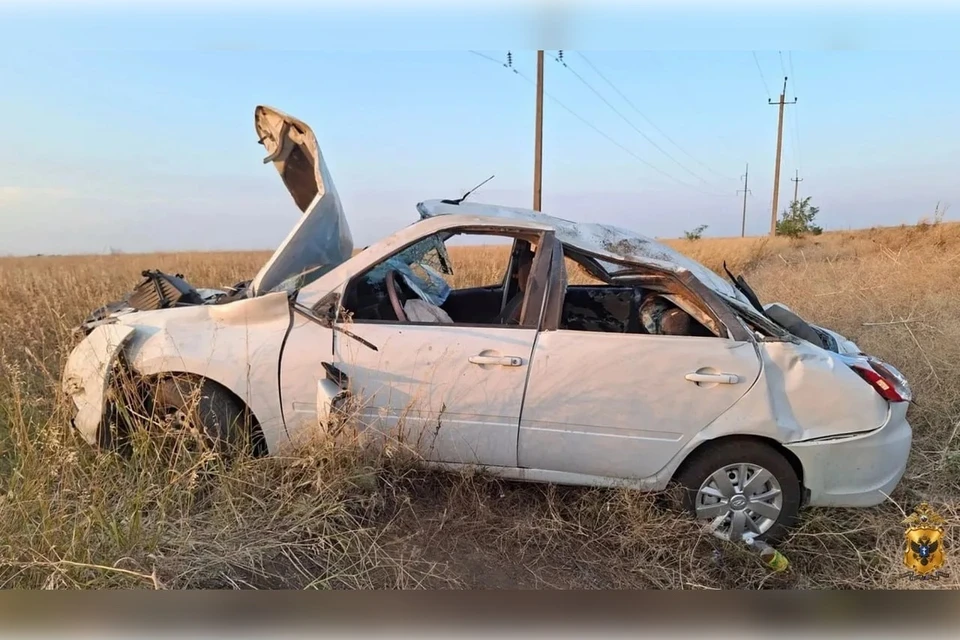 Авария случилась в Чаплинском районе. Фото: ГУ МВД России по Херсонской области