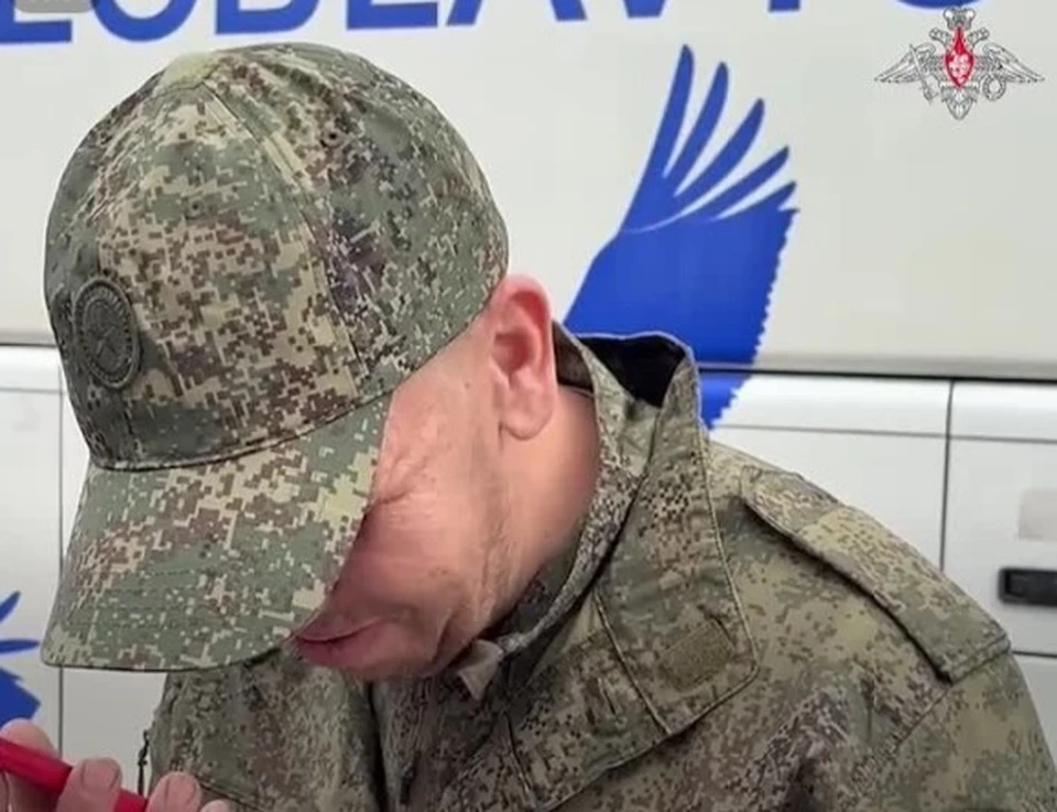 Сейчас липецкий боец находится в Беларуси. Скриншот видео Министерства обороны РФ.