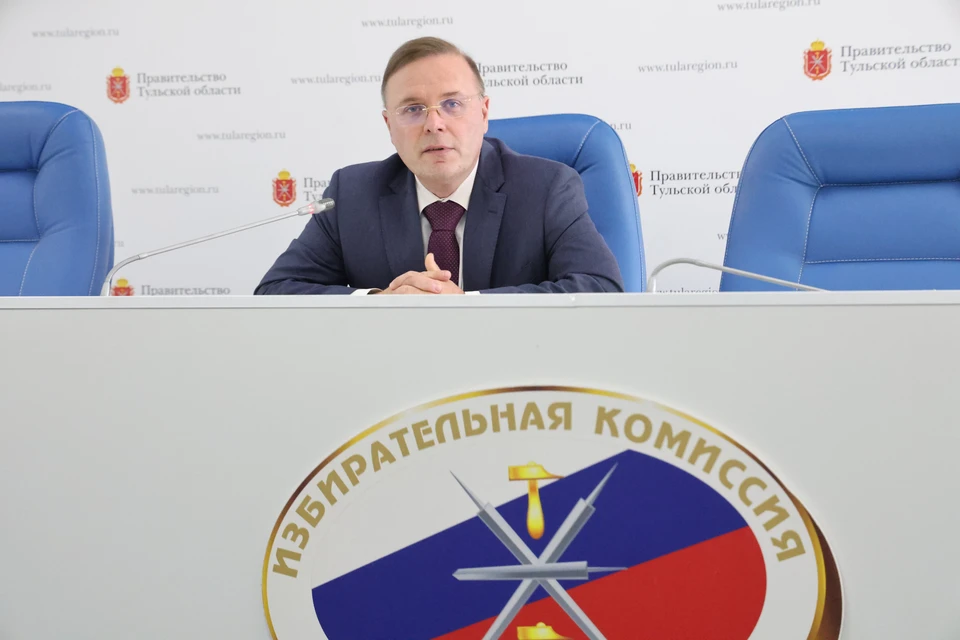 Председатель избирательной комиссии Тульской области Павел Веселов. Фото: "Тульские известия".