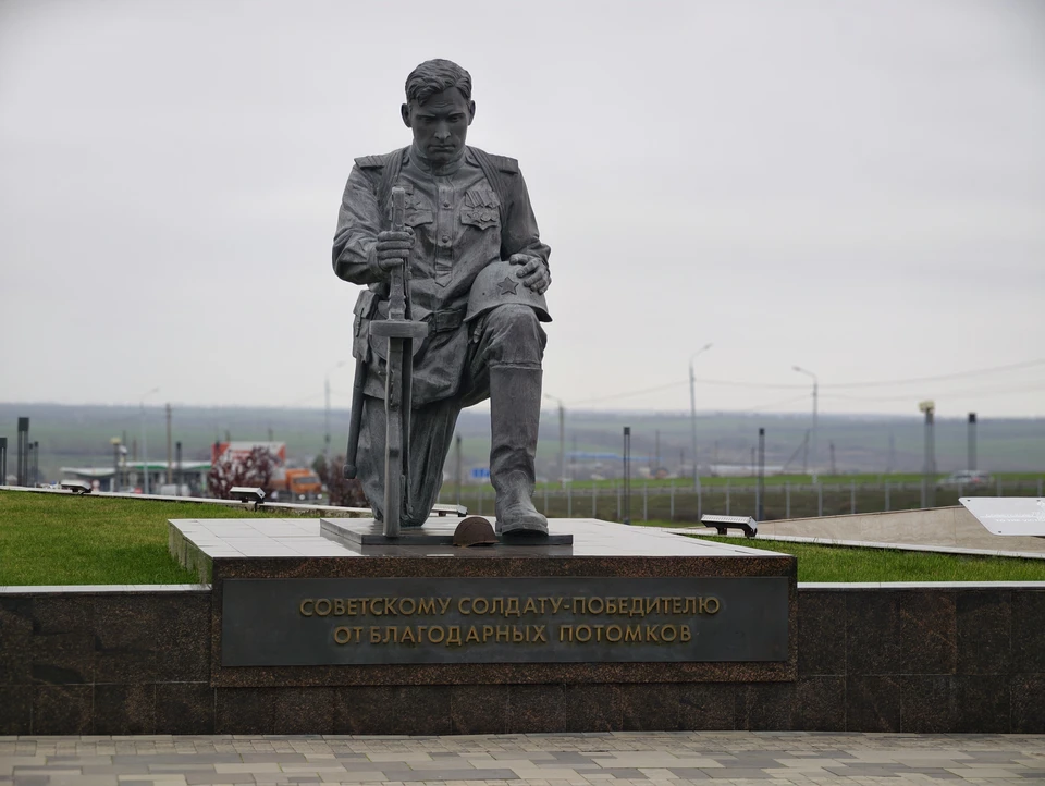 Завершен ремонт памятника «Советскому солдату-победителю».