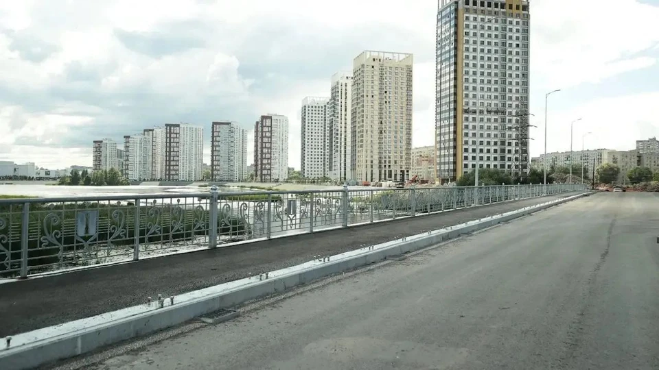 Главная дорожная новость для ульяновцев — мост через Свиягу в створе улиц Шевченко и Смычки. Фото: ТГ-канал Алексея Русских