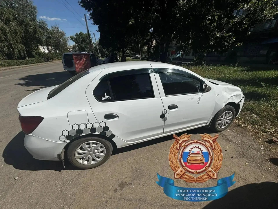 В Антрацитовском районе в ДТП за сутки пострадали двое детей. ФОТО: МВД по ЛНР