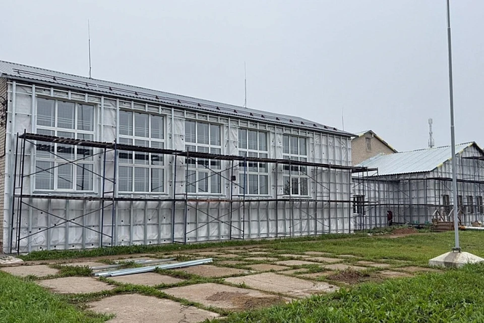 В Белохолуницком районе подходит к концу капремонт школы. Фото: пресс-центр Правительства Кировской области.
