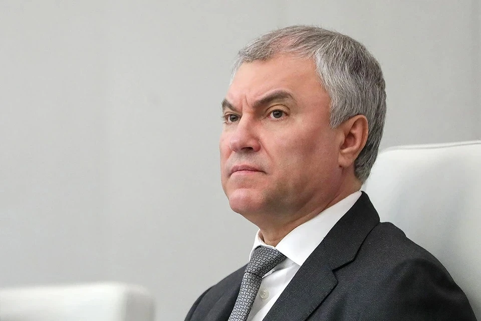 Вячеслав Володин дал старт строительству высокотехнологичного завода в Саратове Фото: пресс-служба Госдумы РФ/ТАСС